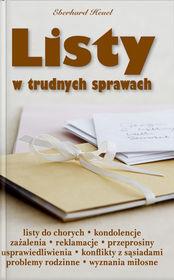 Listy w trudnych sprawach. Autor: Eberhard Heuel. Dadada.pl Okładka książki Listy w trudnych sprawach
