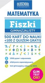 Matematyka Fiszki gimnazjalisty. Autor: Linder-Kopiecka Inga. Dadada.pl Okładka książki Matematyka Fiszki gimnazjalisty