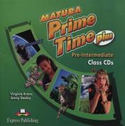 Okładka książki Matura Prime Time  Plus Pre-intermediate Class CDs + Workbook&Grammar CD
