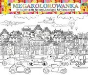 Okładka książki Megakolorowanka Miasto