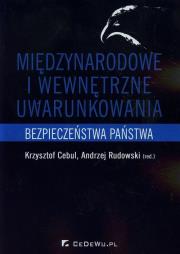 Okładka książki Międzynarodowe i wewnętrzne uwarunkowania bezp.