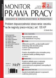 Opakowanie Monitor Prawa Pracy Nr 2/201