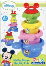 Nakładane kubki Baby Mickey. Autor: Myszka Mickey. Dadada.pl Okładka książki Nakładane kubki Baby Mickey