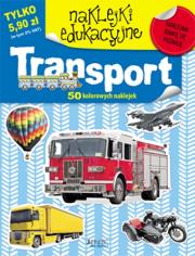 Naklejki edukacyjne. Transport. Autor:   Praca zbiorowa. Dadada.pl Okładka książki Naklejki edukacyjne. Transport