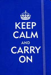 Opakowanie Notatnik Mini Niebieski Zachowaj spokój