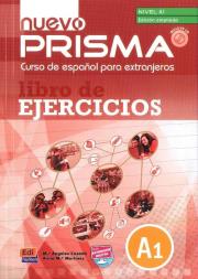 Nuevo Prisma nivel A1 Ćwiczenia + CD Wersja rozszerzona. Autor: Casado Angeles Maria, Maritnez Anna Maria. Dadada.pl Okładka książki Nuevo Prisma nivel A1 Ćwiczenia + CD Wersja rozszerzona