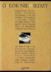 Obłok niewiedzy. Autor: Anonim. Dadada.pl Okładka książki Obłok niewiedzy