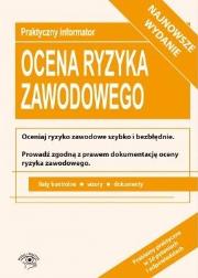 Okładka książki Ocena ryzyka zawodowego 2015