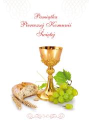 Okładka książki Pamiątka Pierwszej Komunii Świętej DiKŚW