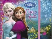 Opakowanie Pamiętnik z gumką Kraina Lodu DERFORM