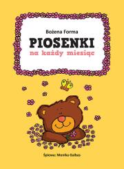 Okładka książki Piosenki na każdy miesiąc płyta CD z książeczką