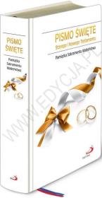 Okładka książki PISMO SWIETE BIBLIA DLA RODZINY NA SLUB OT-SWPA