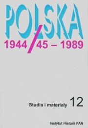 Polska 1944/45 - 1989. Autor: Eisler Jerzy, Szarota Tomasz. Dadada.pl Okładka książki Polska 1944/45 - 1989