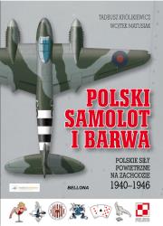 Polski samolot i barwa. Autor: Królikiewicz Tadeusz, Matusiak Wojtek. Dadada.pl Okładka książki Polski samolot i barwa