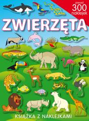 Ponad 300 naklejek. Zwierzęta.. Autor: May Klaudia. Dadada.pl Okładka książki Ponad 300 naklejek. Zwierzęta.