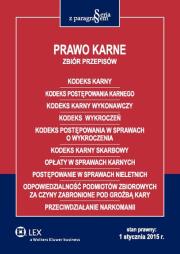 Okładka książki Prawo karne Zbiór przepisów