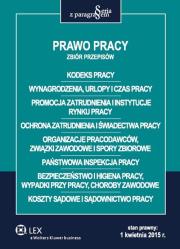 Okładka książki Prawo pracy Zbiór przepisów