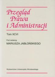 Opakowanie Przegląd Prawa i Administracji tom 96