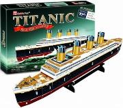 Okładka książki Puzzle 3D Titanic małe