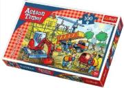 Okładka książki Puzzle Action Time! 100 Na budowie