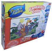 Opakowanie Puzzle do malowania Zwierzęta Afryki 12