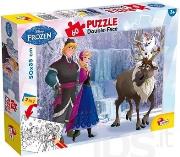 Okładka książki Puzzle dwustronne 60 Frozen