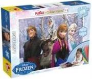 Opakowanie Puzzle dwustronne Frozen 108 + flamastry