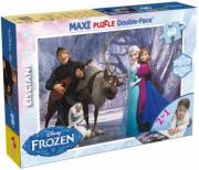 Opakowanie Puzzle dwustronne maxi Frozen 60
