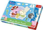 Okładka książki Puzzle Magic Decor 15 - Świnka Peppa TREFL