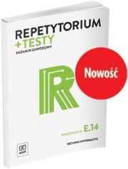 Okładka książki Repetytorium + testy Egzamin zawodowy Kwalifikacja E.14