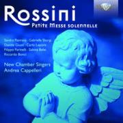 Rossini: Petite Messe Solennelle. Autor: New Chamber Singers, Andrea Cappelleri, Filippo Farinelli, Sabina Belei, Adriano Falcioni. Dadada.pl Okładka książki Rossini: Petite Messe Solennelle