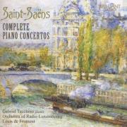 Saint-Saens: Complete Piano Concertos. Autor: Gabriel Tacchino, Orchestra Of Radio Luxembourg, Louis de Froment. Dadada.pl Okładka książki Saint-Saens: Complete Piano Concertos