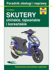 Skutery chińskie, tajwańskie i koreańskie w.2015. Autor: Mather Phil. Dadada.pl Okładka książki Skutery chińskie, tajwańskie i koreańskie w.2015