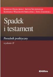 Spadek i testament. Wydawca: Difin. Dadada.pl Opakowanie Spadek i testament