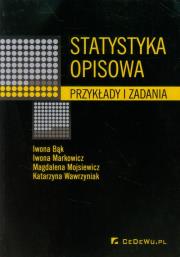 Okładka książki Statystyka opisowa. Przykłady i zadania