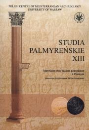 Okładka książki Studia Palmyrenskie XIII