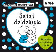 Świat dzidziusia Książeczki kontrastowe. Autor: Bardos Krystyna. Dadada.pl Okładka książki Świat dzidziusia Książeczki kontrastowe