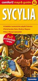 Sycylia 2w1: przewodnik+mapa. Autor: praca zbiorowa. Dadada.pl Okładka książki Sycylia 2w1: przewodnik+mapa