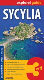 Sycylia 3w1, przewodnik+atlas+mapa. Autor: praca zbiorowa. Dadada.pl Okładka książki Sycylia 3w1, przewodnik+atlas+mapa