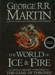 The World of Ice & Fire. Autor: George R.R. Martin. Dadada.pl Okładka książki The World of Ice & Fire