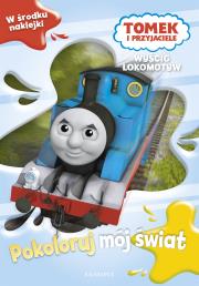 Okładka książki Tomek i przyjaciele. Wyścig lokomotyw