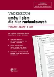 Vademecum umów i pism dla biur rachunkowych. Autor: OPRACOWANIE  ZBIOROWE. Dadada.pl Okładka książki Vademecum umów i pism dla biur rachunkowych