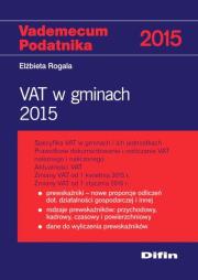 Okładka książki VAT w gminach 2015