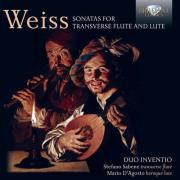 Weiss: Sonatas For Transverse Flute And Lute. Autor: Duo Inventio, Stefano Sabene, Mario D'Ago. Dadada.pl Okładka książki Weiss: Sonatas For Transverse Flute And Lute