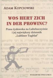 Okładka książki Wos hert zich in der prowinc?