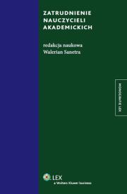 Okładka książki Zatrudnienie nauczycieli akademickich