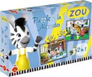 Okładka książki Zou. Puzzle 2 w 1 ALEX