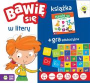 Okładka książki  Bawię się. Bawię się w litery