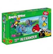 Okładka książki Angry Birds Rio. Puzzle 160- Przy wodospadzie ALEX