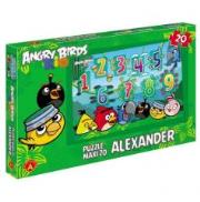Okładka książki Angry Birds Rio. Puzzle 20 maxi - Cyferki ALEX